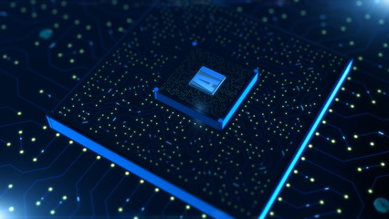 数字三维渲染技术 芯片电路的艺术与科学